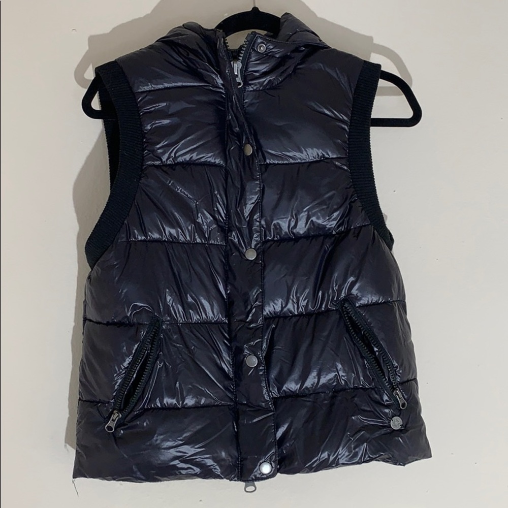Urban Outfitters Without Walls Black Puffy Vest